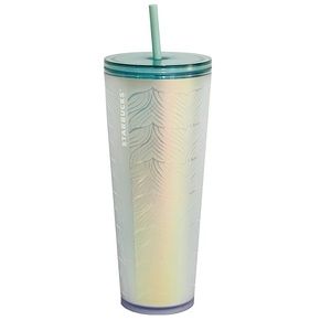 Starbucks 50th Anniversary Frosted Sirens Tail Venti Cold Cup 24oz